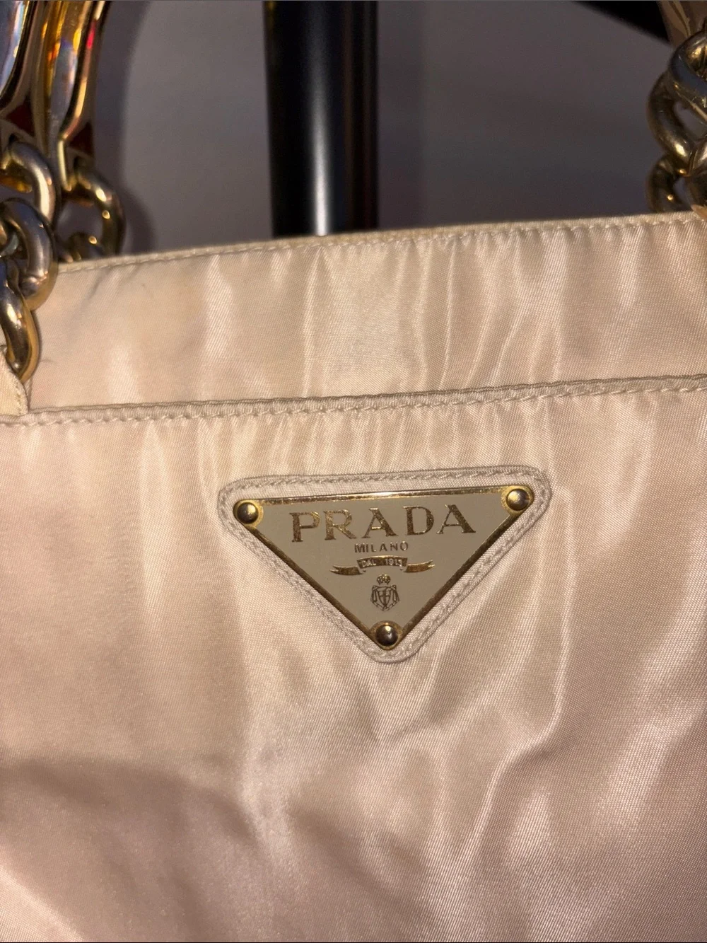 Prada 2000-2013 Tessuto Metal Handle Handbag - Picture 5 of 9